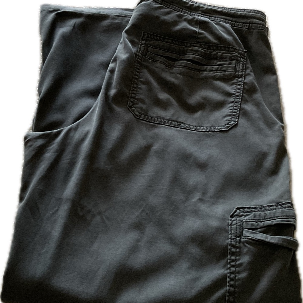 American Eagle Outfitters Khaki Wide Leg Cargo Pants